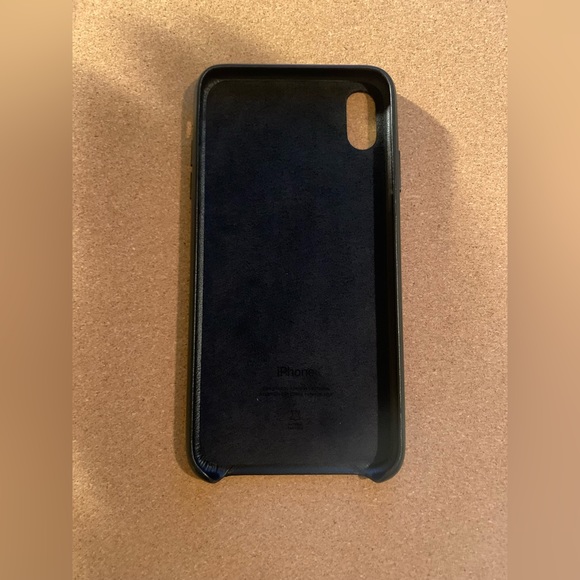Apple iPhone XS Max Black Leather Case, Open Box - Picture 4 of 4